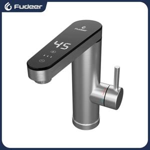 Fudeer 3400W 220V 전기 주방 온수기 탭 인스턴트 뜨거운 스테인레스 스틸 수도꼭지 히터 냉난방 수도꼭지