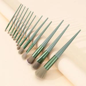 13 PCS 메이크업 브러쉬 울트라 소프트 파이버 메이크업 도구 루스 파우더 아이 섀도우 립 컨실러 블러쉬 파운데이션 소프트 헤어 뷰티 메이크업