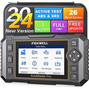 FOXWELL 양방향 자동 자동차 진단 도구, NT650 프로 OBD2 자동차 스캐너, SAS A/F 오일 EPB BRT TPS 26 + 리셋, 와이파이 업데이트