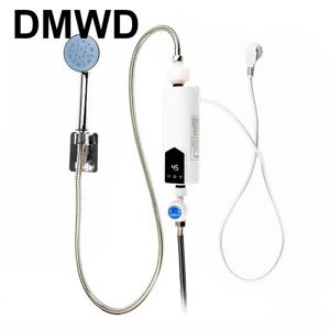 DMWD 주방 인스턴트 전기 온수기 순간 욕실 난방 탭 샤워 급수 수도꼭지 온도 표시 EU