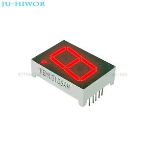 5pcs 10 핀 1106AS 1106BS 1 인치 1 자리 비트 7 세그먼트 빨간색 LED 디지털 디스플레이 Digitron 일반 양극 음극 C-A C-C