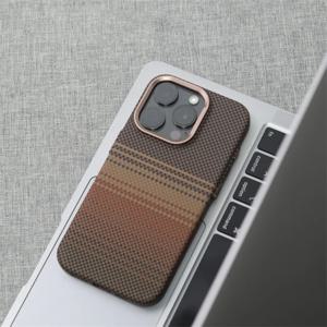 iPhone 13 14 15 16 Pro Max 금속 렌즈 매트 무선 충전 충격 방지 커버 용 고급 탄소 섬유 릴리프 Magsafe 전화 케이스