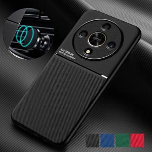 Honor Magic용 견고한 미끄럼 방지 케이스, 자동차 마그네틱 거치대 커버, Honor Magic 7 6 Lite Magic6 Pro 5 Lite X9c X9b X9a