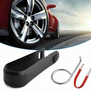 3pcs 휠 러그 너트 커버 캡 제거 도구 VW 아우디 합금 휠 볼트 너트 캡 커버 풀러 도구에 대한 빠른 해체 자동차 타이어 도구