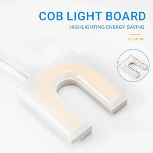 1/4pcs 10LED 재봉틀 조명 조명기구 유연한 작업 조명 자석 드릴 프레스 작업대 U 자형 조명용 베이스