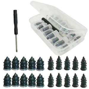 21-10PCS 타이어 수리 손톱 셀프 태핑 나사 플라스틱 손톱 부드러운 고무 나사 자동차 오토바이 타이어 펑크 수리에 적합