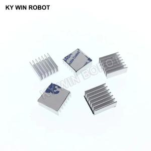 10pcs 컴퓨터 쿨러 라디에이터 알루미늄 방열판 전자 칩 방열 냉각 패드 용 방열판 14*14*6mm