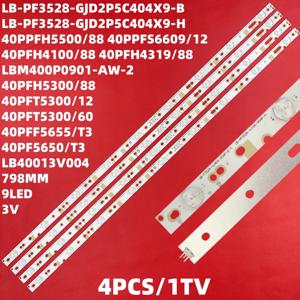 필립스 GJ-DLEDII P5-400-D409-V7 BDM4065UC/00 40PUT6400/12 40PUT6400/60 바 2K15-D2P5-395용 LED 백라이트 스트립