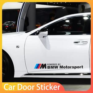 BMW M E34 E36 E60 E90 E46 E39 E70 F10 F20 F30 X5 X6 X1 M3 M5 용 자동차 측면 도어 스티커 배지 데칼 장식 자동차 액세서리