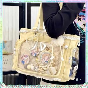 발레 소녀는 큰 식욕을 가지고 있습니다 Itabag 일본 2차원 싱글 숄더 크로스 바디 상품 가방 친구를위한 선물