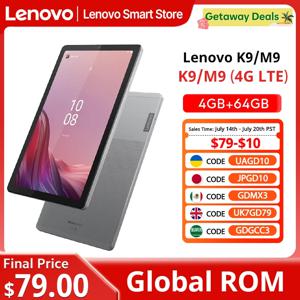 글로벌롬 레노버 탭 K9/M9 태블릿 4G LTE 9인치 HD 화면 MTK G80 옥타코어 4GB 64GB 5100mAh 안드로이드 돌비 애트모스 사운드 패드 PC
