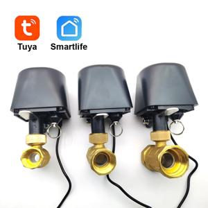 Tuya WiFi 또는 Zigbee 워터 밸브 차단 볼 밸브 타이머 가든 스마트 수도꼭지 컨트롤러 SmartLife 지원 Alexa Google Assistant