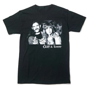 Ozzy and Lemmy 그래픽 인쇄 여름 럭셔리 브랜드 코튼 남성 및 여성 티셔츠 반팔 스트리트 패션 트렌드