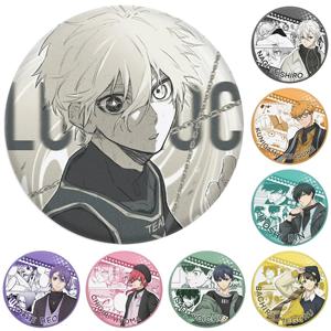 58mm Anime BLUE LOCK Chigiri Hyoma Shidou Ryuusei 코스프레 의상 배지 핀 SPTE Tinplate Brooch ﻿   프롭 길프