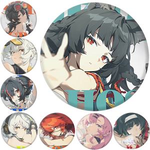 58mm Anime Zenless Zone Zero Ellen Joe Von Lycaon 코스프레 의상 배지 핀 SPTE Tinplate Brooch ﻿   프롭 길프