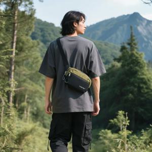 타이거누 남성용 허리 팩/페니 팩, 남성용 체스트 백, 벨트 파우치, 캐주얼 힙색, 경량 숄더백, 크로스백