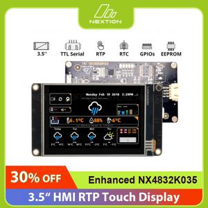 Nextion Enhanced NX4832K035 - 일반 3.5'' 480*320 RTC 내장 / 대용량 플래시 용량 / 더 빠른 MCU 클록 HMI 터치 디스플레이