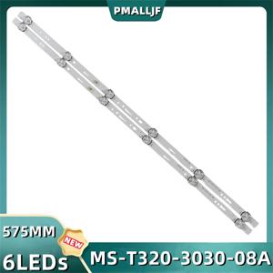 NEO 32인치 LED TV MC-32A06X MS-T320-3030-08A 32A/3210 JS-ME32M106ED.908L 6LED 3V 585MM 용 2개/대 LED 백라이트 스트립