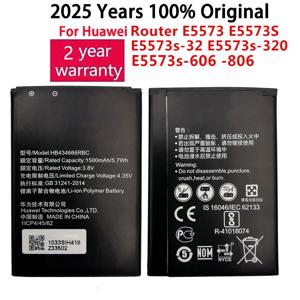 100% 오리지널 배터리 HB 434666 화웨이 라우터 E5573 E5573S E5573s-32 E5573s-320 E5573s-606 -806 고용량 1500mAh 용 RBC