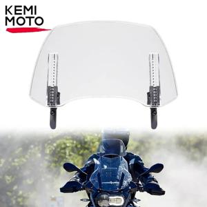 오토바이 앞 유리 확장 스즈키 용 혼다 용 BMW R1250GS 용 범용 윈드 스크린 윈드 디플렉터 액세서리 높이기