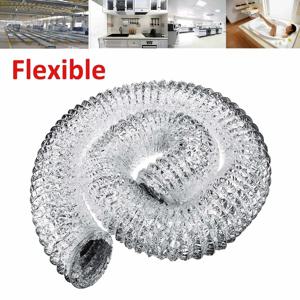 2/3M 4 인치 100mm 인공 호흡기 파이프 PVC 알루미늄 튜브 공기 환기 파이프 호스 유연한 배기 덕트 공기 시스템 환기 욕실