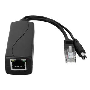 Hikvision 2019 용 Huawei 용 48V ~ 12V POE 커넥터 어댑터 케이블 분배기 인젝터 전원 공급 장치 New