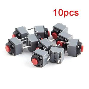 10Pcs 음소거 버튼 6*6*7.3 자동 스위치 무선 마우스 마이크로 스위치