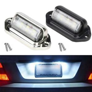 범용 LED 번호 번호판 빛 12V-24V 램프 미등 자동차 트럭 트레일러 오토바이 RV 보트
