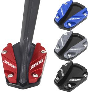 오토바이 액세서리 ZONTES 368G 368K 368E 368 K E G 사이드 스탠드 용 CNC 알루미늄 확대 플레이트 킥 스탠드 확장