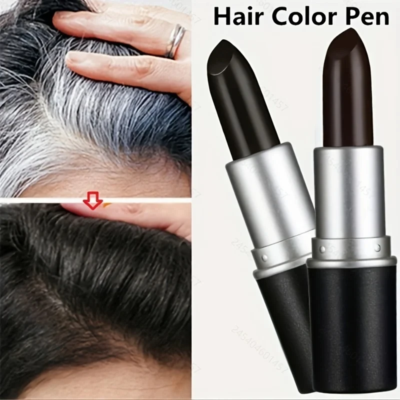 1pcs 헤어 컬러 펜 흰색을 커버하는 새로운 빠른 임시 머리 염색