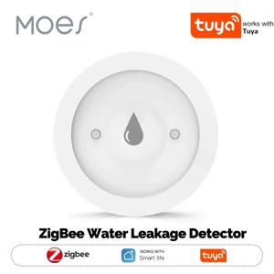 Tuya ZigBee 3.0 누수 센서, 스마트 홍수 감지기 알람, 누수 및 침수 경고, 스마트 라이프 앱, 원격 모니터링