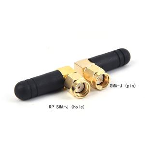 2PCS 미니 고무 3dBi 2.4ghz WIFI 안테나 SMA 남성 라우터 블루투스 안테나