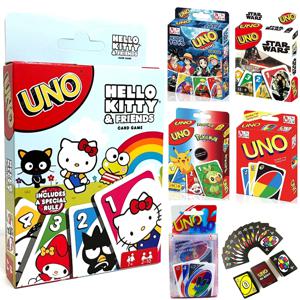 헬로 키티 UNO 보드 게임 UNO:SKIP BO 카드 테이블 가족 파티 엔터테인먼트 UNO 게임 카드 장난감 어린이 생일 크리스마스