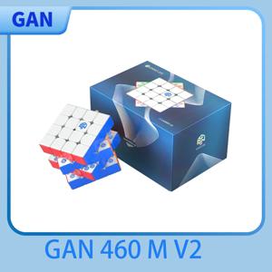 [JudyCube] GAN 460 M V2 UV 4x4 마그네틱 스피드 큐브 스티커없는 전문 Fidget Toy GAN460 V2m Cubo Magico Puzzle