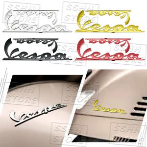 Vespa Sprint Primavera 300 LX LXV GTS300 LX125 LX150 125 150 액세서리 용 3D 자동 오토바이 크롬 문자 스티커