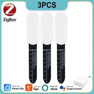 2/3pcs 스마트 지그비 토양 테스터 온도 측정기 수분 습도 센서 Tuya APP 실시간 모니터링 식물 모니터 감지기