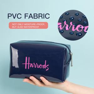 MABULA 방수 PVC 메이크업 가방 하이 엔드 편지 인쇄 저장 가방 여행 휴대용 세면 용품 주머니 패션 화장품 클러치