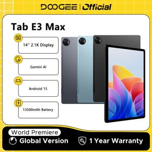두지 탭 E3 Max 태블릿 PC 안드로이드 15 제미니 AI 쿼드 스피커 14인치 2.1K 디스플레이 8GB 램 256GB 13500mAh 대용량 배터리 스마트 패드