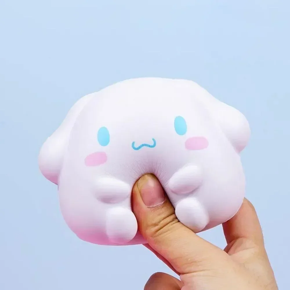 Sanrio Kawaii 멜로디 감압 Kuromi Cinnamoroll 스트레스 릴리프 Squishy 애니메이션 만화 어린이 손 핀치 장난감 치유 선물