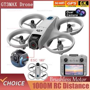2025 NEW GT3 MAX 미니 드론 5G GPS 전문가용 HD 항공 촬영 8K 카메라 다이나믹 조명 FPV 원격 제어 쿼드콥터