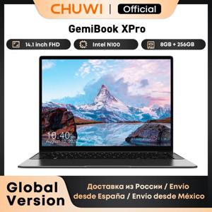 CHUWI 제미북 XPro 인텔 N150/N100 노트북 8GB 램 256GB SSD 14.1인치 UHD 화면 인텔 N100 프로세서 윈도우 11 노트북 PC