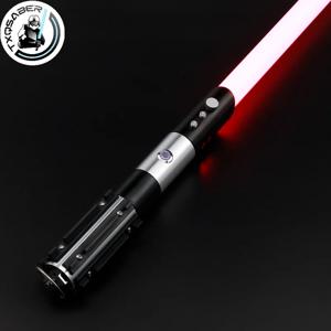 TXQSABER 다스 베이더 광선 검 Neopixel 부드러운 스윙 무거운 결투 레이저 칼 금속 손잡이 PC 블레이드 코스프레 장난감 선물