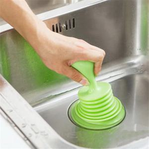1PC 파이프 라인 준설 흡입 컵 화장실 플런저 프레스 청소 싱크 배수 파이프 도구 싱크 파이프 강력한 준설 도구 액세서리
