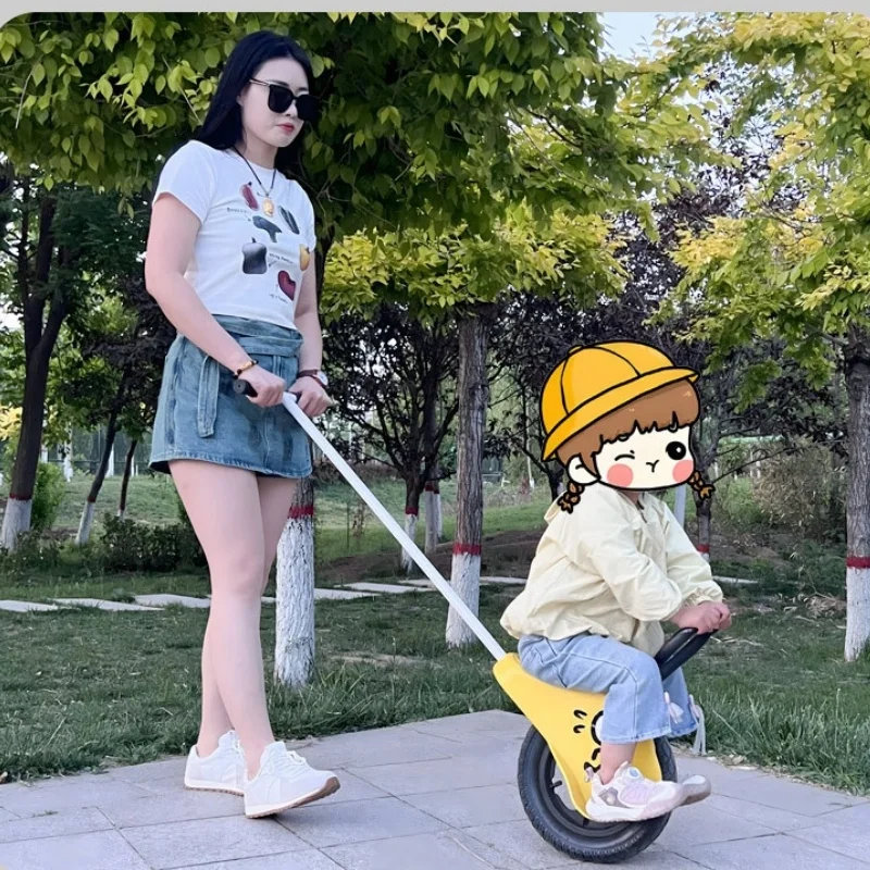어린이 친자 야외 힐 사이드 비치 외발 자전거, 산악 어린이 핸드 추진 외발 자전거, 바퀴 1 개, 5 ~ 7 세