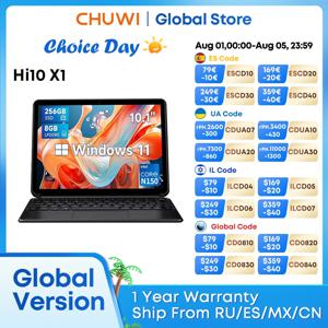 CHUWI Hi10 X1 Intel N150 2 IN 1 Windows 태블릿 노트북 UHD 그래픽 10.1 