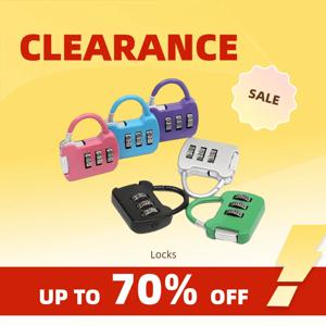 Clearance_1PCS 컬러 미니 암호 자물쇠 트롤리 케이스 암호 잠금 학생 기숙사 캐비닛 암호 잠금 배낭 지퍼 Lo