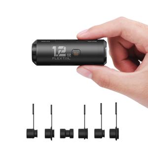 FLEXTAILGEAR ZERO PUMP 34g 충전식 배터리가 포함된 풍선용 휴대용 공기 펌프, 울트라 미니 전기 펌프