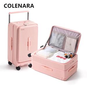 COLENARA 수하물 여행 가방 20인치 탑승 상자 ABS+PC 트롤리 케이스 24 