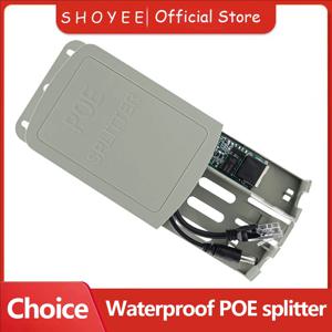 새로운 방수 POE 분배기 IP67 48V ~ 12V IEEE 802.3af/at 어댑터(실외 IP 카메라 CCTV 보안 시스템용)