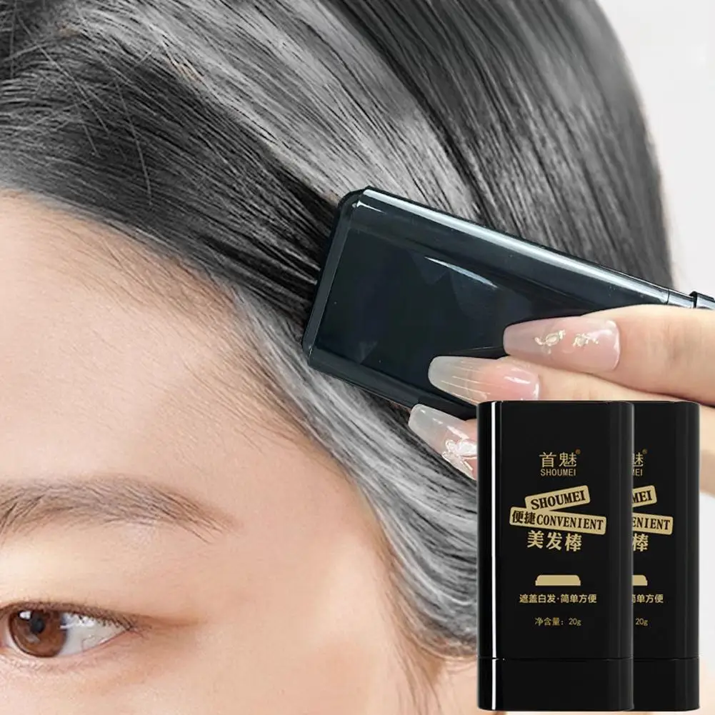 임시 커버 회색 머리 덮음 유물 헤어 빗 헤어 컬러 빗 검은 머리 일회용 헤어 컬러 펜 헤어 컬러 스틱